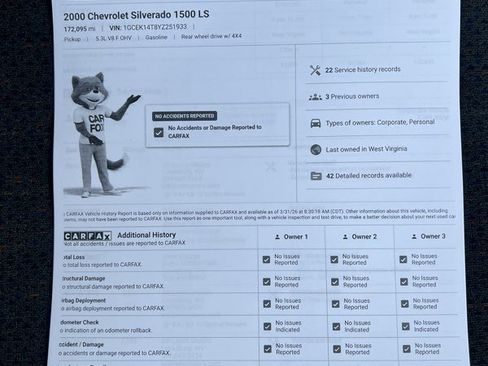 Used 2000 Chevrolet Silverado 1500 LS w/ Off-Road Chassis Pkg image 12