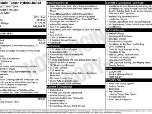 Used 2024 Hyundai Tucson Limited AWD/4WD image 32