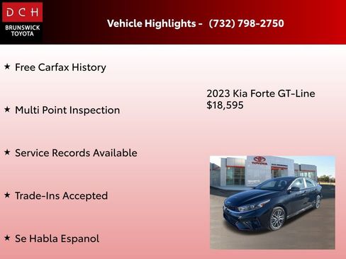 Used 2023 Kia Forte GT-Line w/ GT-Line Premium Package image 4