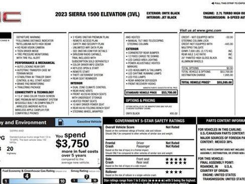 Used 2023 GMC Sierra 1500 Elevation AWD/4WD image 3