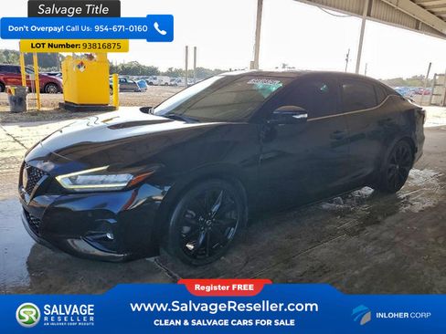 Used 2021 Nissan Maxima SR w/ Sport Mat Group FWD image 1