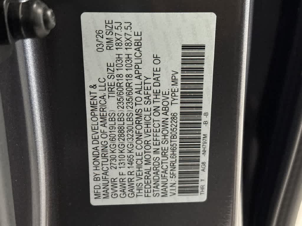 New 2026 Honda Odyssey EX-L image 28