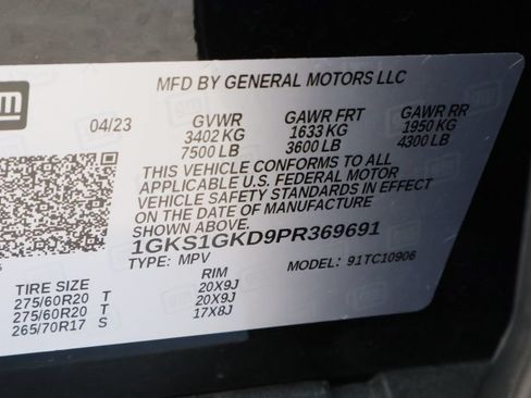 Certified 2023 GMC Yukon XL SLT w/ SLT Premium Package RWD image 39