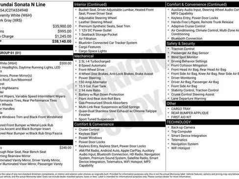 New 2026 Hyundai Sonata N Line image 22