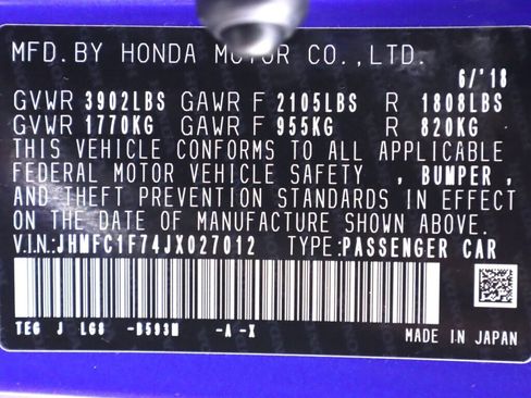 Used 2018 Honda Civic EX-L image 40