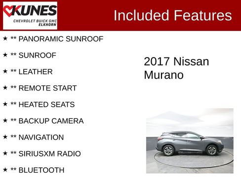 Used 2017 Nissan Murano SL image 2