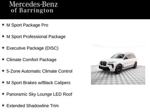 Used 2023 BMW X7 M60i w/ Executive Package image 7