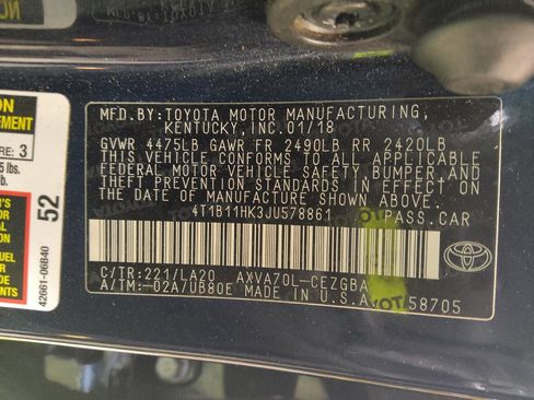 Used 2018 Toyota Camry XLE image 33