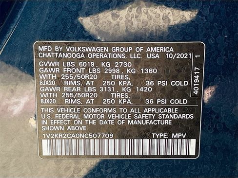 Used 2022 Volkswagen Atlas SE image 33