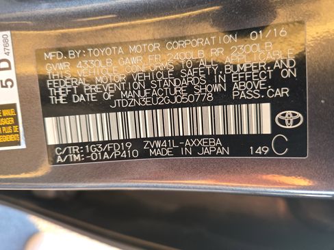Used 2016 Toyota Prius V Three image 34