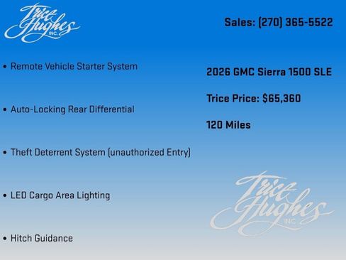 New 2026 GMC Sierra 1500 SLE AWD/4WD image 20