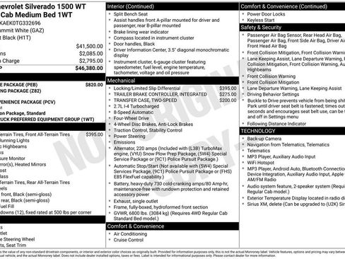 Used 2026 Chevrolet Silverado 1500 W/T w/ WT Value Package AWD/4WD image 25