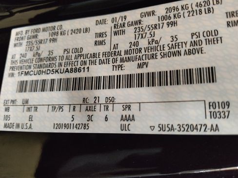 Used 2019 Ford Escape SEL FWD image 33
