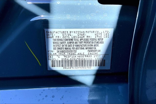New 2027 Nissan Sentra SV w/ Floor Mat Package FWD image 13