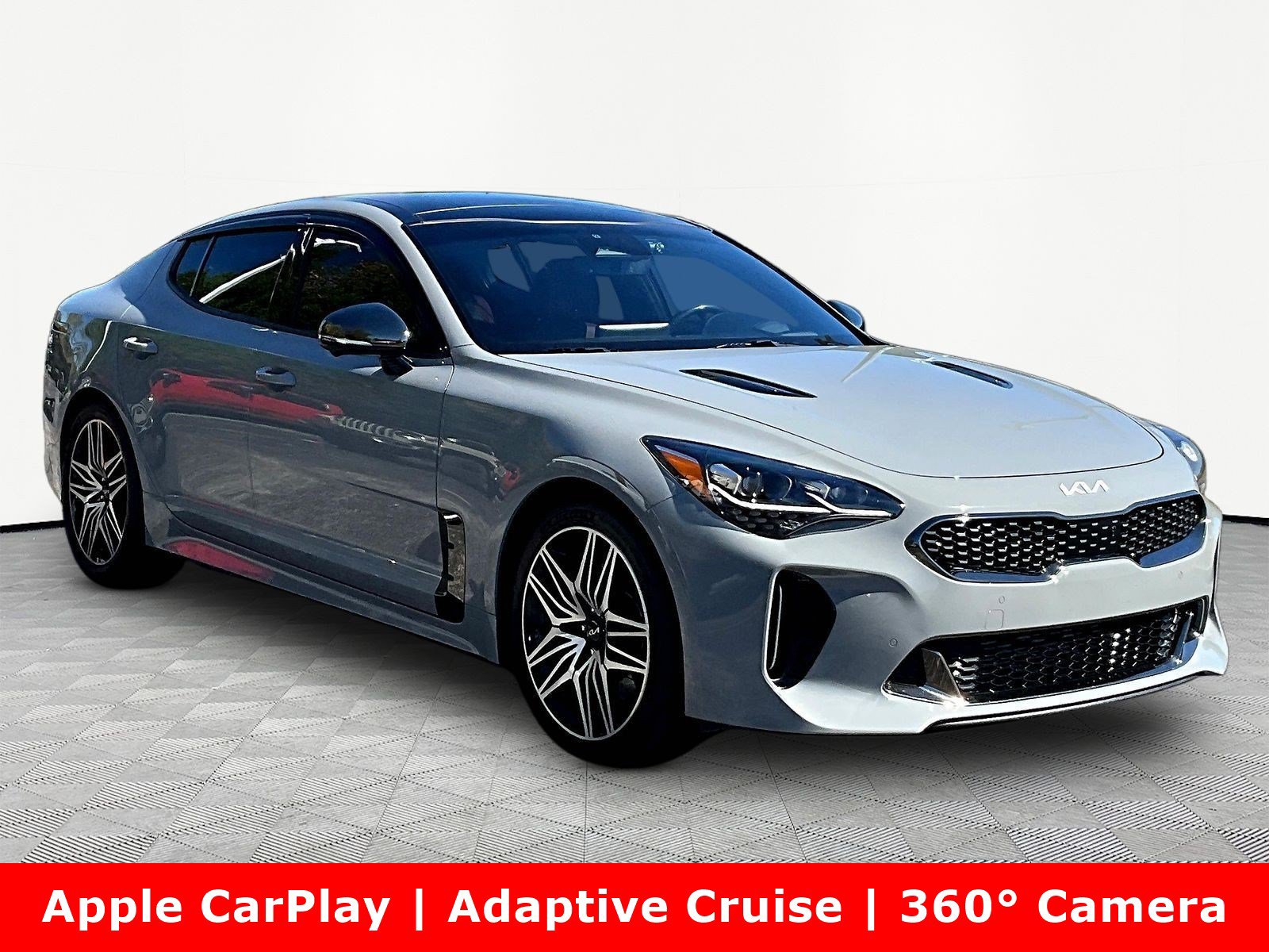 Used 2022 Kia Stinger GT2 w/ Red Interior Color Package AWD/4WD image 3