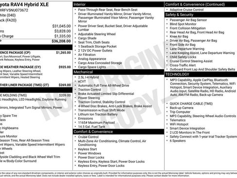 Used 2022 Toyota RAV4 XLE w/ Convenience Package AWD/4WD image 5