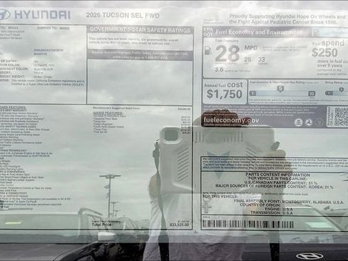 New 2026 Hyundai Tucson SEL image 14