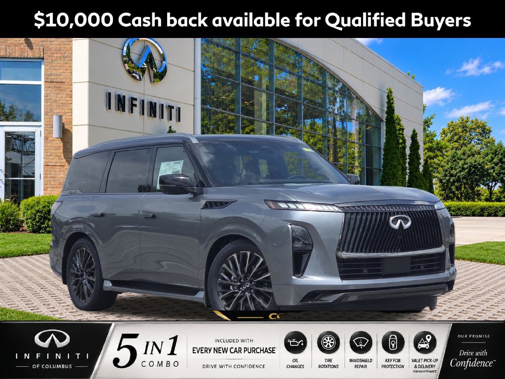 New 2026 INFINITI QX80 Autograph w/ Premium Cargo Package AWD/4WD 360° Tour