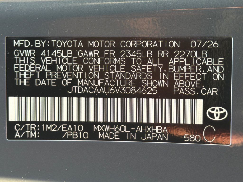 New 2027 Toyota Prius Limited w/ Limited Premium Package FWD image 37