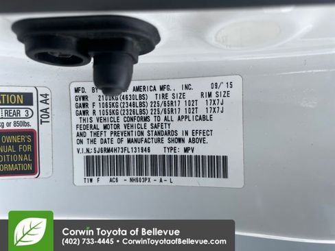 Used 2015 Honda CR-V EX-L image 23