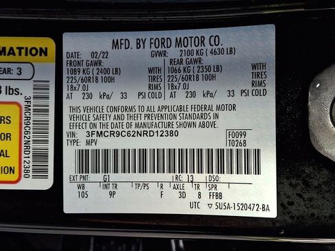 Used 2022 Ford Bronco Sport Outer Banks w/ Tech Package AWD/4WD image 27