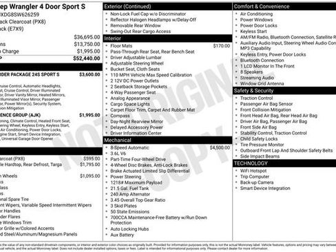 New 2025 Jeep Wrangler Sport S image 32