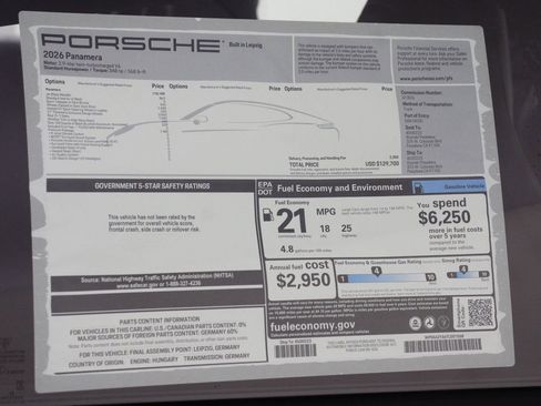 New 2026 Porsche Panamera image 25