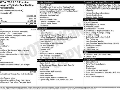 New 2025 MAZDA CX-5 AWD 2.5 S w/ Premium Plus Pkg image 6