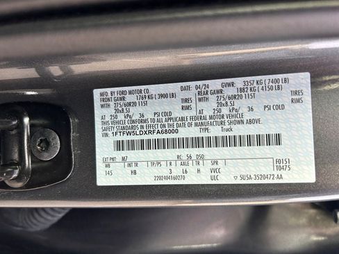 Used 2024 Ford F150 Lariat w/ Bed Utility Package AWD/4WD image 34