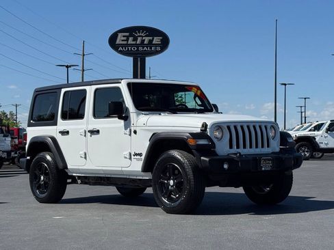 Used 2021 Jeep Wrangler Unlimited Sport w/ Uconnect 4C Nav & Sound Group AWD/4WD image 1