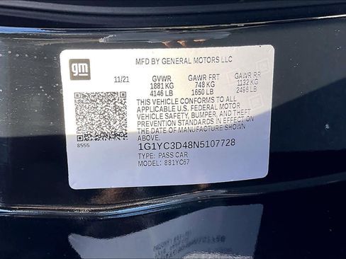 Used 2022 Chevrolet Corvette Stingray Premium Conv w/ Z51 Performance Package image 30