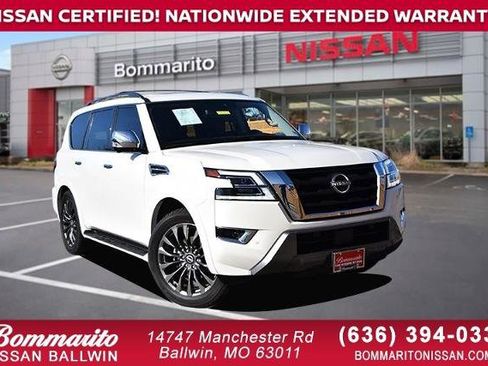 Certified 2023 Nissan Armada Platinum w/ Captain's Chairs Package image 1