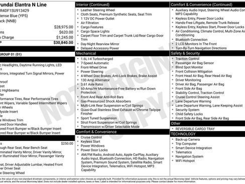 Certified 2025 Hyundai Elantra N Line FWD image 33