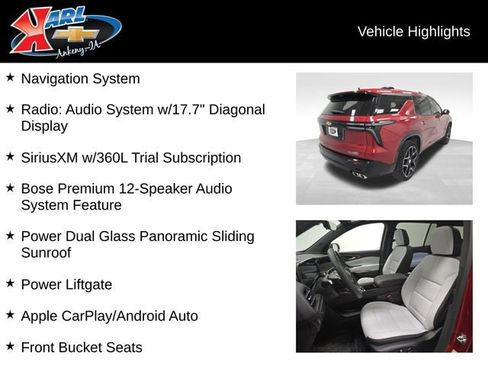 New 2026 Chevrolet Traverse High Country image 3