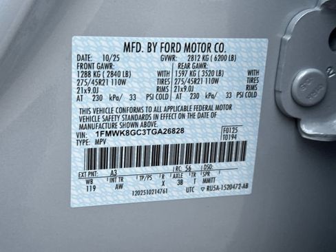 New 2026 Ford Explorer ST w/ Sun And Sound Package AWD/4WD image 30