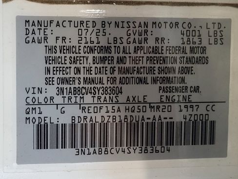 Used 2025 Nissan Sentra SV FWD image 33