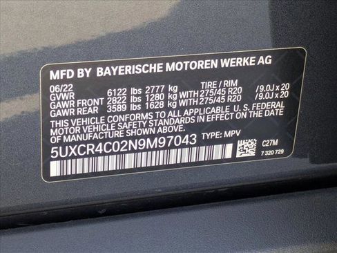 Used 2022 BMW X5 sDrive40i w/ Executive Package image 26