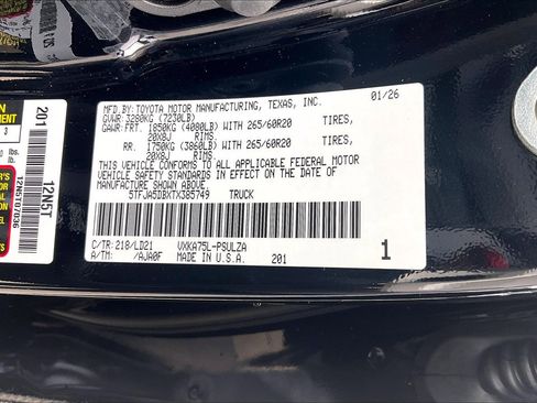 New 2026 Toyota Tundra Limited image 17