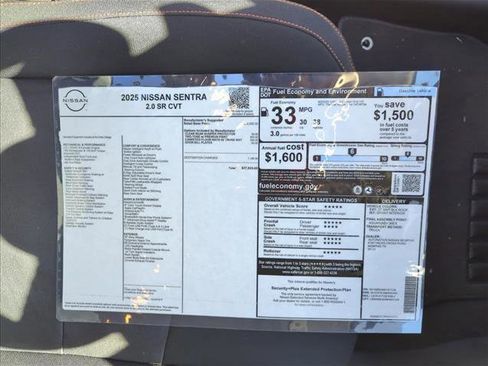 New 2025 Nissan Sentra SR image 19