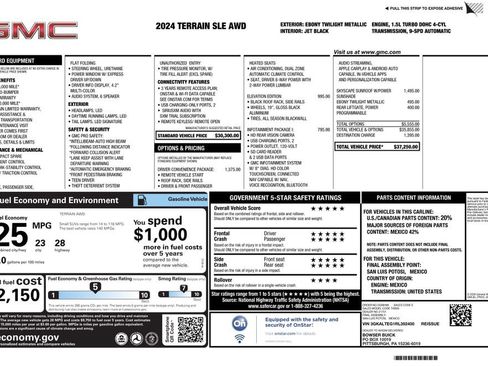 Used 2024 GMC Terrain SLE w/ Driver Convenience Package AWD/4WD image 4
