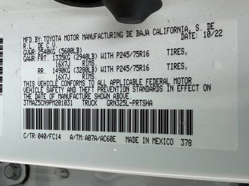 Certified 2023 Toyota Tacoma SR5 RWD image 27