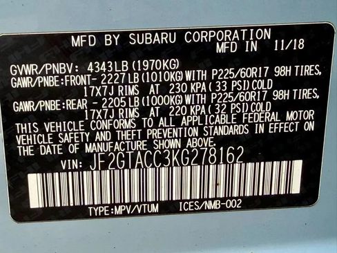 Used 2019 Subaru Crosstrek 2.0i Premium AWD/4WD image 26