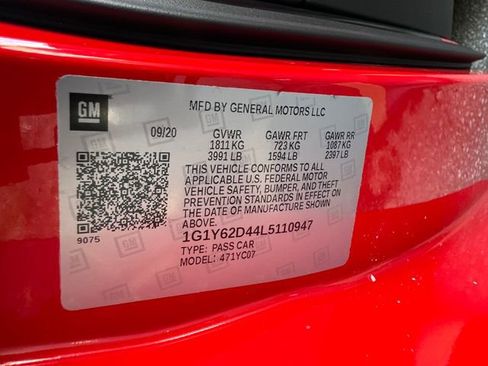 Used 2020 Chevrolet Corvette Stingray Coupe w/ 1LT image 28