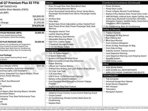 Used 2025 Audi Q7 3.0T Premium Plus w/ Premium Plus Package image 2