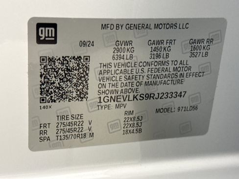 Used 2024 Chevrolet Traverse RS AWD/4WD image 27