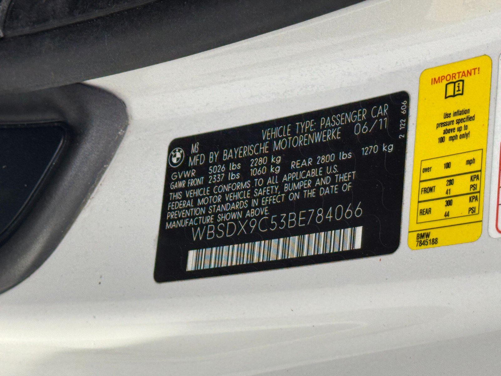 Used 2011 BMW M3 Convertible RWD image 38