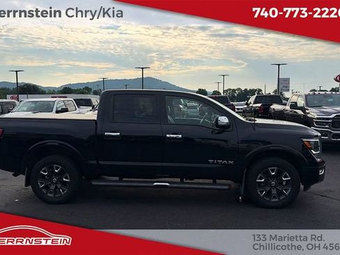 Used 2021 Nissan Titan Platinum Reserve w/ Off Road Protection Package AWD/4WD image 34