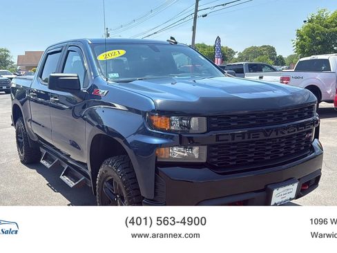 Used 2021 Chevrolet Silverado 1500 Custom Trail Boss AWD/4WD image 1