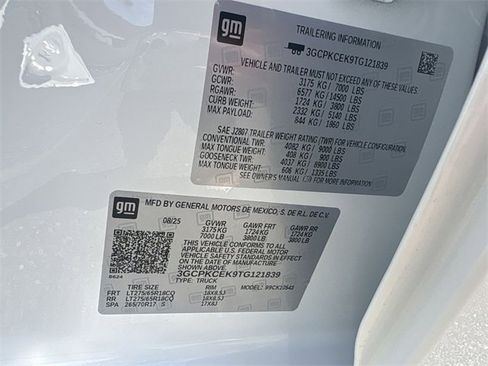 New 2026 Chevrolet Silverado 1500 Custom Trail Boss image 35