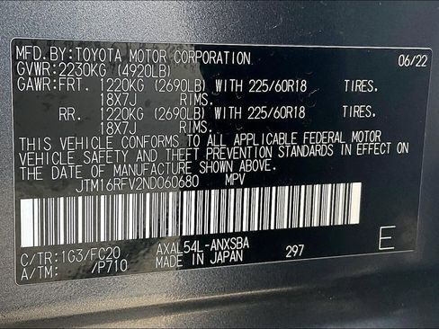 Used 2022 Toyota RAV4 SE image 37